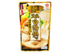 キッコーマン 贅沢だしがおいしい 豆乳白湯鍋つゆ 袋750g