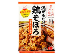 うちのごはん 混ぜるだけの鶏そぼろ 甘辛しょうゆ味 袋58g×2