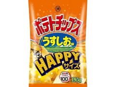 湖池屋 HAPPYサイズ ポテトチップス うすしお味 袋195g