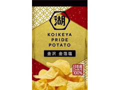 湖池屋 KOIKEYA PRIDE POTATO 金沢 金箔塩