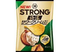 湖池屋 STRONG ポテトチップス 特濃サワークリームオニオン 商品写真