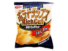 湖池屋 ポテトチップス リッチカット うすしお味 袋70g