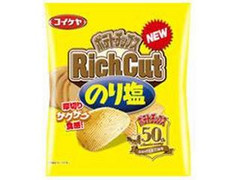 ポテトチップス リッチカット のり塩 袋67g