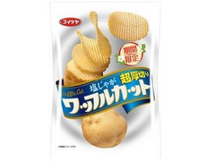 湖池屋 ポテトチップス ワッフルカット 塩じゃが 商品写真