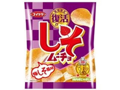 湖池屋 しそムーチョチップス 梅しそ風味 袋55g