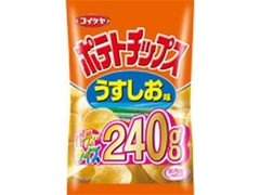 湖池屋 パーティーサイズ ポテトチップス うすしお味 袋240g