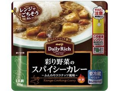 明治 Daily Rich 彩り野菜のスパイシーカレー 商品写真