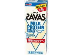 ザバス MILK PROTEIN 脂肪0 バニラ風味 パック200ml