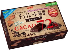 明治 チョコレート効果 カカオ72％ カカオニブ 箱45g
