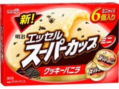 エッセル スーパーカップミニ クッキーバニラ 箱90ml×6