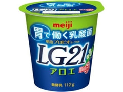 プロビオヨーグルト LG21 アロエ 脂肪0 カップ112g