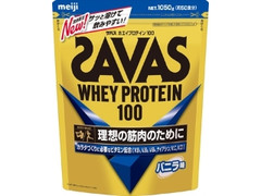 ザバス ホエイプロテイン 100 バニラ味 袋1050g