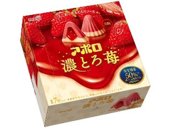 明治 大粒アポロ 濃とろ苺 箱44g