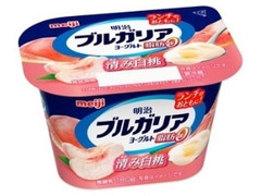 ブルガリアヨーグルト 脂肪0 清み白桃 カップ180g