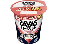 明治 ザバス MILK PROTEINヨーグルト 脂肪0 ホワイトピーチ