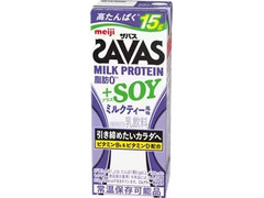 明治 ザバス MILK PROTEIN 脂肪0 ＋SOY ミルクティー風味