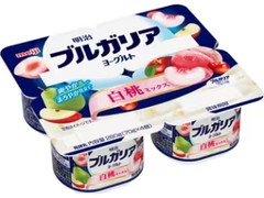 明治 ブルガリアヨーグルト 白桃ミックス カップ70g×4