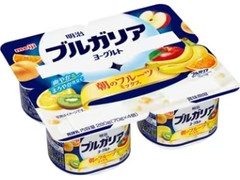 明治 ブルガリアヨーグルト 朝のフルーツミックス カップ70g×4