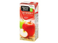 ミニッツメイド 朝の健康果実100％ レッド＆グリーンアップル 商品写真