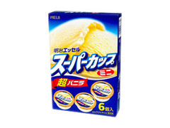 明治 エッセル スーパーカップミニ 超バニラ 箱90ml×6