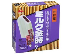 井村屋 BOXミルク金時バー 箱60ml×6