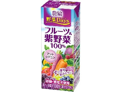 農協 野菜Days フルーツ＆紫野菜 100％ パック200ml