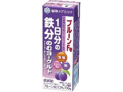 雪印メグミルク プルーンFe 1日分の鉄分 のむヨーグルト