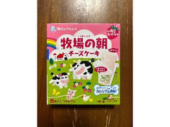 雪印メグミルク 牧場の朝チーズケーキ いちごヨーグルト味