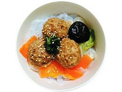 鶏と蓮根のつくね入り和風スープ