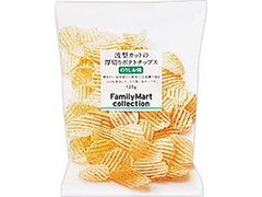 ファミリーマート FamilyMart collection 波型カットの厚切りポテトチップス のりしお味 商品写真