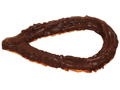 ファミリーマート 全粒粉入りザクザク食感のクッキードーナツ チョコ 商品写真
