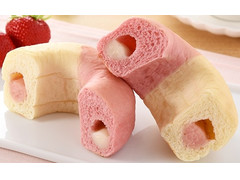 ファミリーマート ファミマ・ベーカリー いちごとミルクのリングパン 商品写真
