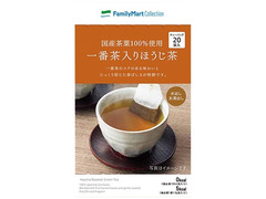 ファミリーマート FamilyMart collection 国産茶葉100％使用一番茶入りほうじ茶 商品写真