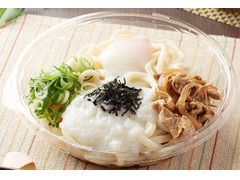 ファミリーマート 冷しとろろ豚肉うどん 半熟玉子入り