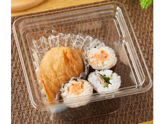 ファミリーマート 東京都の一部 ミニ寿司 いなり細巻 サーモンオニオン・しば漬 商品写真