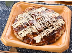 鉄板手焼きの豚いか玉お好み焼