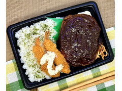 ファミリーマート BIGハンバーグ＆海老フライ弁当 商品写真