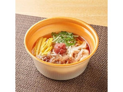 梅と蒸し鶏のあったかそうめん