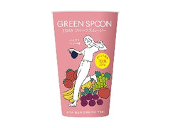 ファミリーマート GREEN SPOON 1DAY フルーツスムージー バナナとベリー味