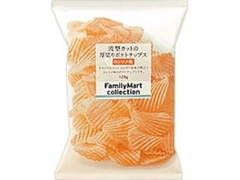 ファミリーマート FamilyMart collection 波型カットの厚切りポテトチップス コンソメ味 商品写真