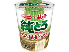 エースコック ふじっ子 純とろ とろろ昆布うどん カップ62g