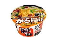 エースコック 超大盛りスーパーカップ2.0倍 から揚げとんこつラーメン 商品写真