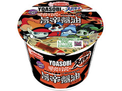 エースコック スーパーカップ1.5倍×YOASOBI 電光石火のにんにく香るビリッとやみつき旨辛醤油ラーメン