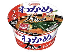 エースコック わかめラーメン×プチッと鍋 キムチ鍋味