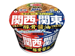 エースコック 超大盛りスーパーカップ2.0倍 豚骨醤油ラーメン 関西風から関東風 商品写真