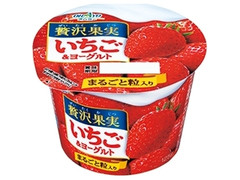 オハヨー 贅沢果実 いちご＆ヨーグルト カップ125g