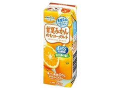 オハヨー 甘夏みかんのむヨーグルト パック190g