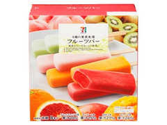 セブンプレミアム 4種の果実食感 フルーツバー 箱40ml×8