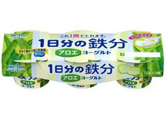 オハヨー 1日分の鉄分ヨーグルト アロエ 商品写真