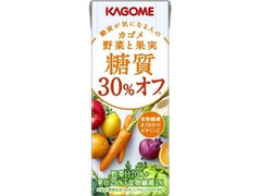 カゴメ 野菜と果実 糖質30％オフ 商品写真